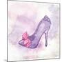 Single heel-OnRei-Mounted Art Print