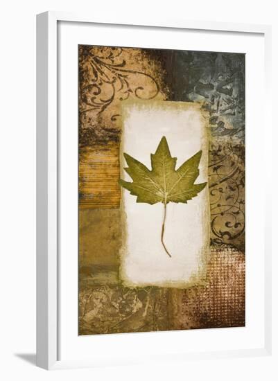 Single Leaf II-Michael Marcon-Framed Art Print