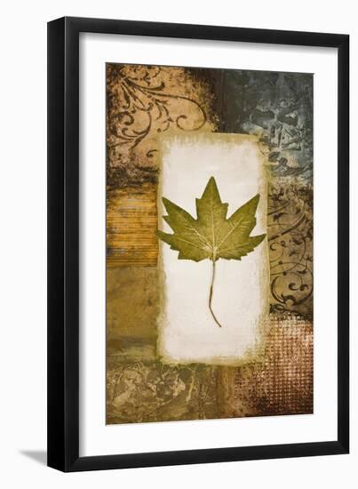 Single Leaf II-Michael Marcon-Framed Art Print