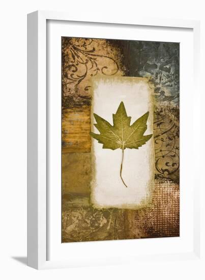 Single Leaf II-Michael Marcon-Framed Art Print