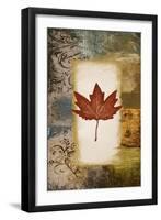 Single Leaf III-Michael Marcon-Framed Art Print