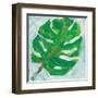 Single Leaf Play-Kellie Day-Framed Art Print