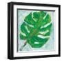 Single Leaf Play-Kellie Day-Framed Art Print
