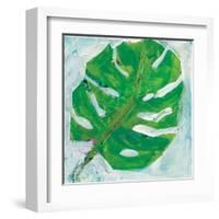 Single Leaf Play-Kellie Day-Framed Art Print