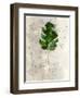 Single Leaf-Chamira Young-Framed Art Print