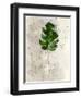 Single Leaf-Chamira Young-Framed Art Print