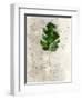 Single Leaf-Chamira Young-Framed Art Print