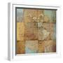 Single Map-Elizabeth Medley-Framed Art Print