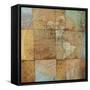 Single Map-Elizabeth Medley-Framed Stretched Canvas