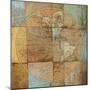 Single Map-Elizabeth Medley-Mounted Premium Giclee Print