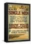 Single Men-null-Framed Stretched Canvas