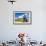 Single Moai Statue Guards the Entrance at the 15 Moai Restored Ceremonial Site of Ahu Tongariki-Michael Nolan-Framed Photographic Print displayed on a wall