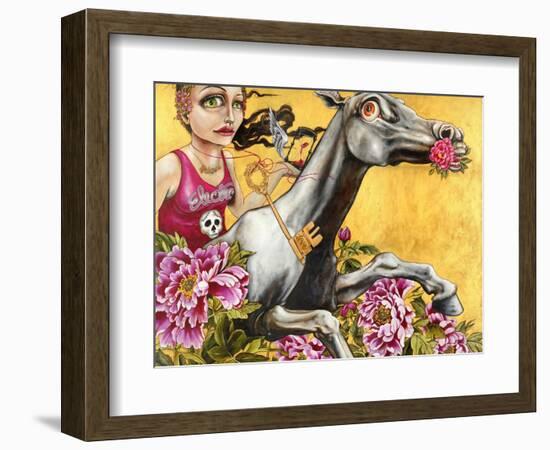 Single Mom-Coco Electra-Framed Art Print