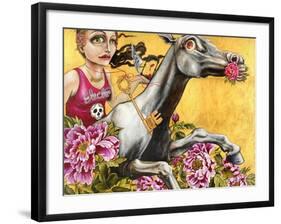 Single Mom-Coco Electra-Framed Art Print