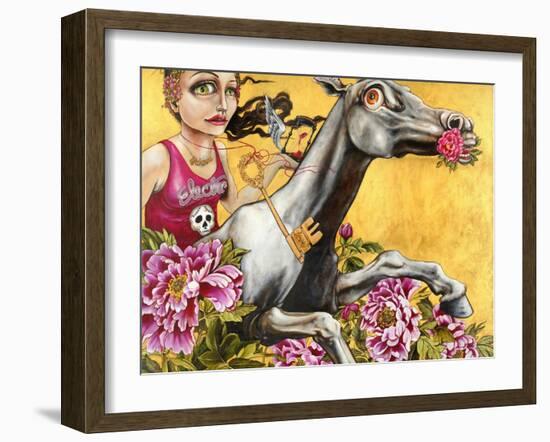 Single Mom-Coco Electra-Framed Art Print