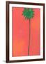 Single Palm Looking for Love-Jan Weiss-Framed Art Print