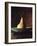 Single Pear in Bowl-David Jay Zimmerman-Framed Photographic Print