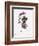 Single Pompon Rose-Pierre Joseph Redoute-Framed Giclee Print