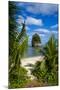 Single Rock at Coconut Point on Tutuila Island, American Samoa, South Pacific, Pacific-Michael Runkel-Mounted Photographic Print