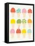 Single Scoops-Ann Kelle-Framed Stretched Canvas