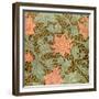 "Single Stem" Wallpaper Design-William Morris-Framed Giclee Print