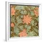 "Single Stem" Wallpaper Design-William Morris-Framed Giclee Print