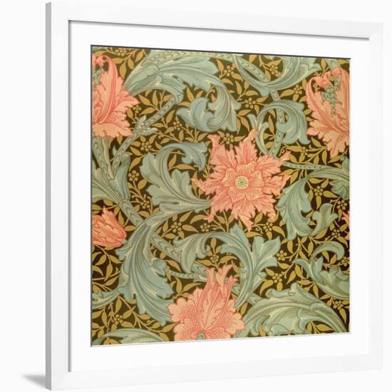 "Single Stem" Wallpaper Design-William Morris-Framed Giclee Print