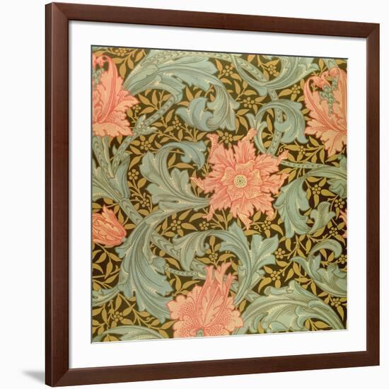 "Single Stem" Wallpaper Design-William Morris-Framed Giclee Print