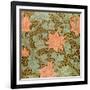 "Single Stem" Wallpaper Design-William Morris-Framed Giclee Print