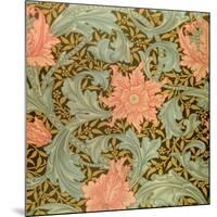 "Single Stem" Wallpaper Design-William Morris-Mounted Giclee Print