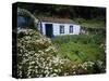 Single Storey Cottage and Garden, Faja Do Ouvidor, Sao Jorge Island, Azores, Portugal-Bruno Barbier-Stretched Canvas