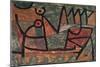 Sinister boat ride (Finstere Bootsfahrt). 1940, 345-Paul Klee-Mounted Giclee Print