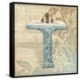 Sink Damask 1-Diane Stimson-Framed Stretched Canvas