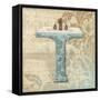 Sink Damask 1-Diane Stimson-Framed Stretched Canvas