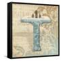 Sink Damask 1-Diane Stimson-Framed Stretched Canvas