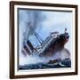 Sink on Sight, the Story of the Submarine, 1981-Mike Tregenza-Framed Giclee Print