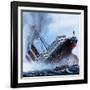 Sink on Sight, the Story of the Submarine, 1981-Mike Tregenza-Framed Giclee Print