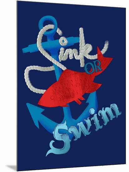 Sink Or Swim-null-Mounted Giclee Print