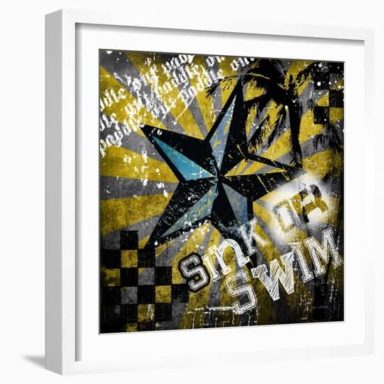 Sink or Swim-Joan Coleman-Framed Art Print