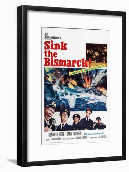 Sink the Bismarck!-null-Framed Art Print