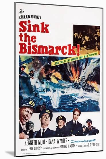Sink the Bismarck!-null-Mounted Art Print