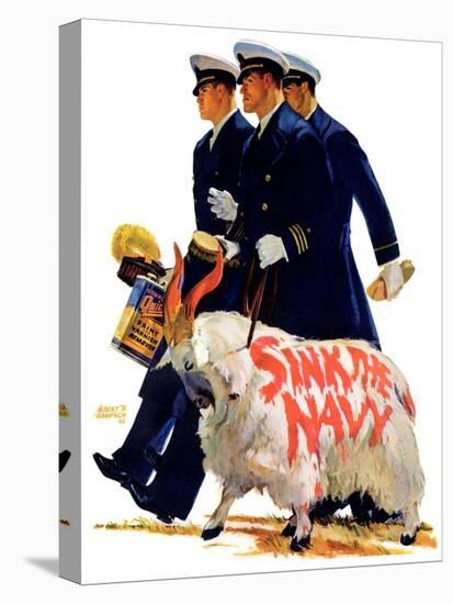 "Sink the Navy,"November 30, 1935-Albert W. Hampson-Stretched Canvas
