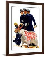 "Sink the Navy,"November 30, 1935-Albert W. Hampson-Framed Giclee Print