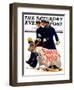 "Sink the Navy," Saturday Evening Post Cover, November 30, 1935-Albert W. Hampson-Framed Giclee Print