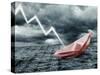 Sinking Euro Ship. Crisis Concept-egal-Stretched Canvas