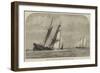 Sinking of a Collier Off Lowestoft, the Yacht Violet at Hand-null-Framed Giclee Print