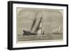 Sinking of a Collier Off Lowestoft, the Yacht Violet at Hand-null-Framed Giclee Print