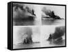 Sinking of Admiral Graf Spee, 1939-null-Framed Stretched Canvas