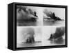 Sinking of Admiral Graf Spee, 1939-null-Framed Stretched Canvas