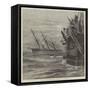 Sinking of HMS Vanguard-null-Framed Stretched Canvas